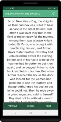 King arthur and round table android App screenshot 1